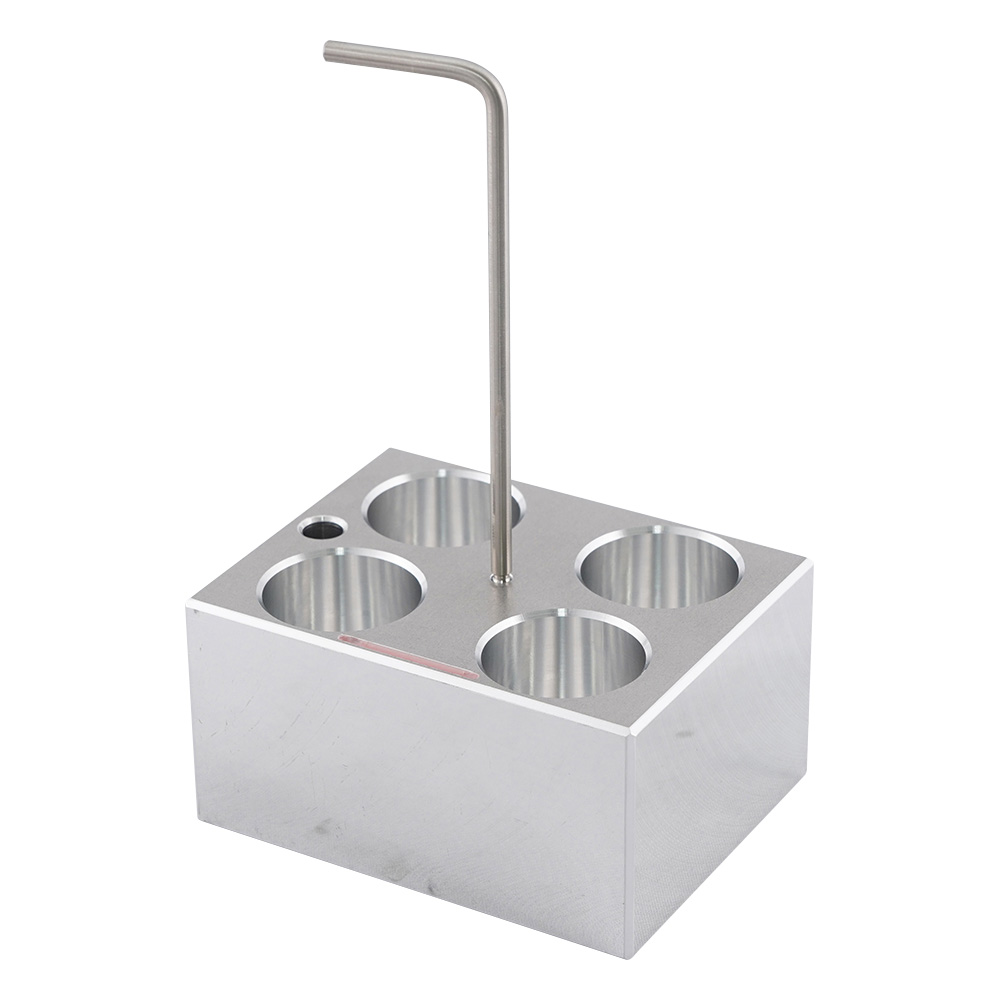 ホットドライバス用アルミブロック φ30mm試験管 4本用 No.12