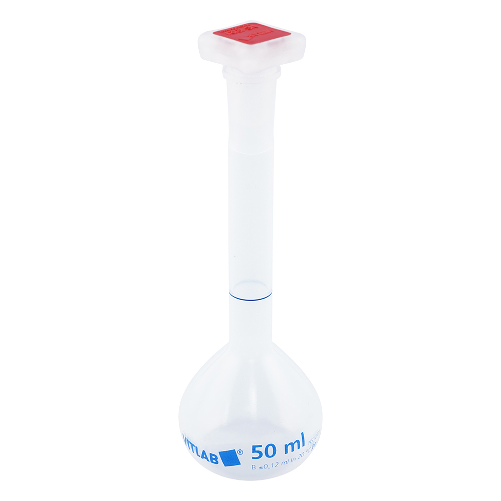 栓付きPPメスフラスコ 50mL 672941