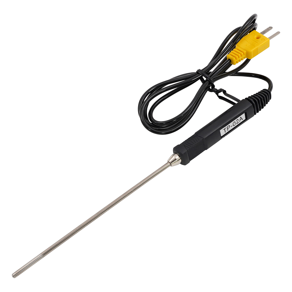 データロガー温度計（4チャンネル） シース型K熱電対センサー TP-02A