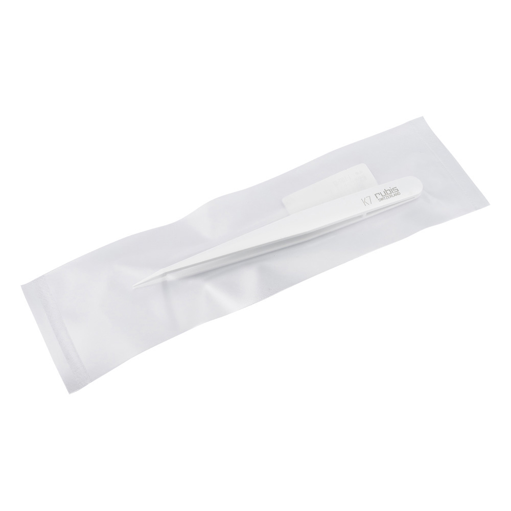 耐酸性ピンセット 細 ポリブチレンテレフタレート（PBT） K7