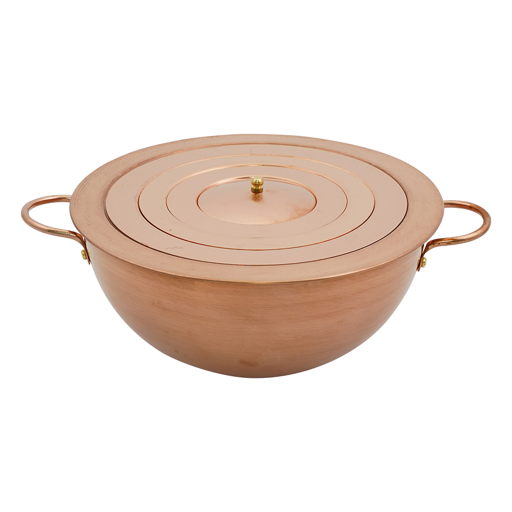 湯煎器（銅製ウオーターバス） φ180mm