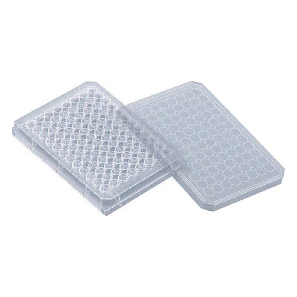 ビオラモ96ウェルプレート 丸底蓋付き滅菌 320μL 1箱（1枚×135袋入） 丸底ﾌﾀ付き滅菌