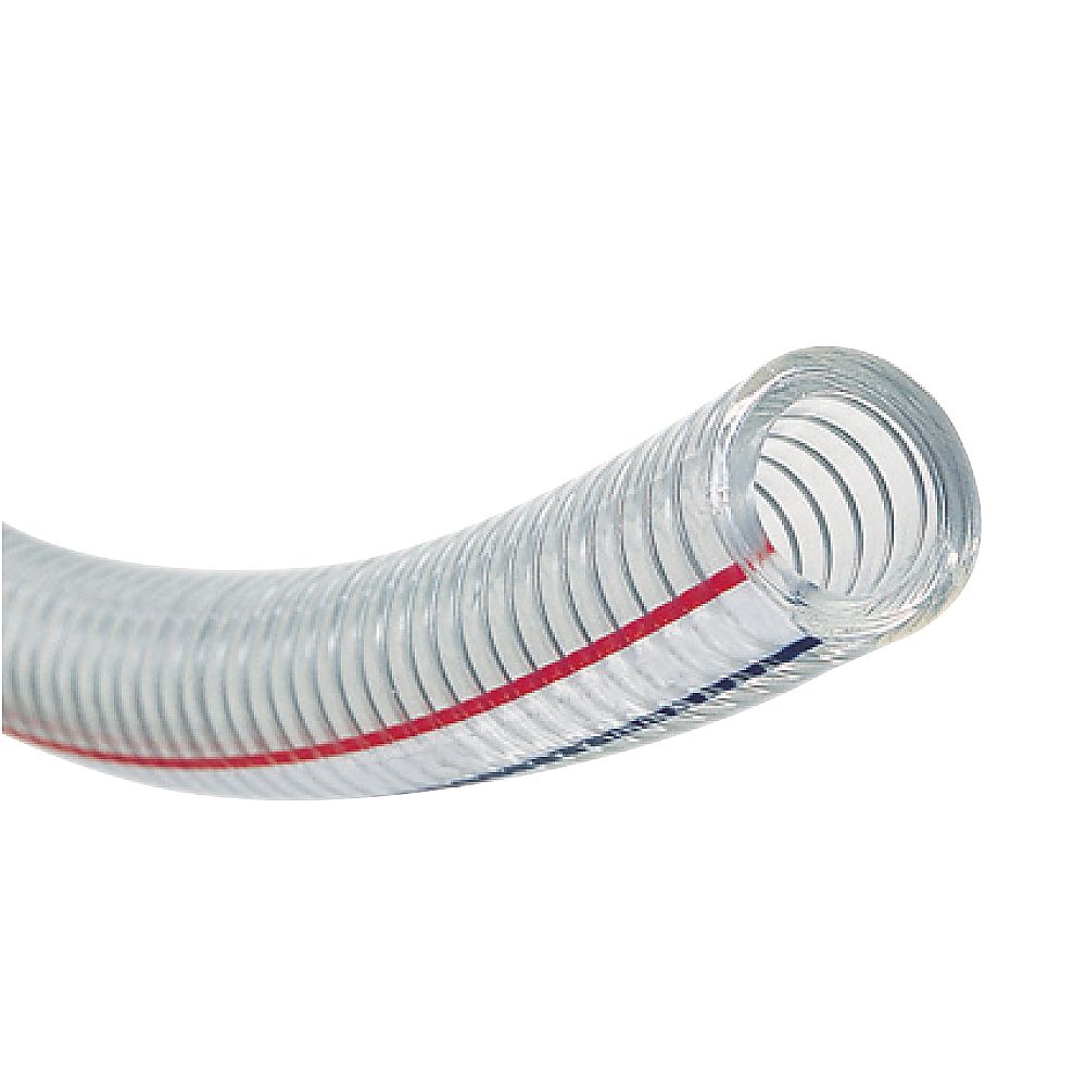 水・油・薬品・エアー用耐圧ホース(工場設備・機械配管用) ﾄﾖスプリングホース 内径6.0mm×外径11.0mm TS-6