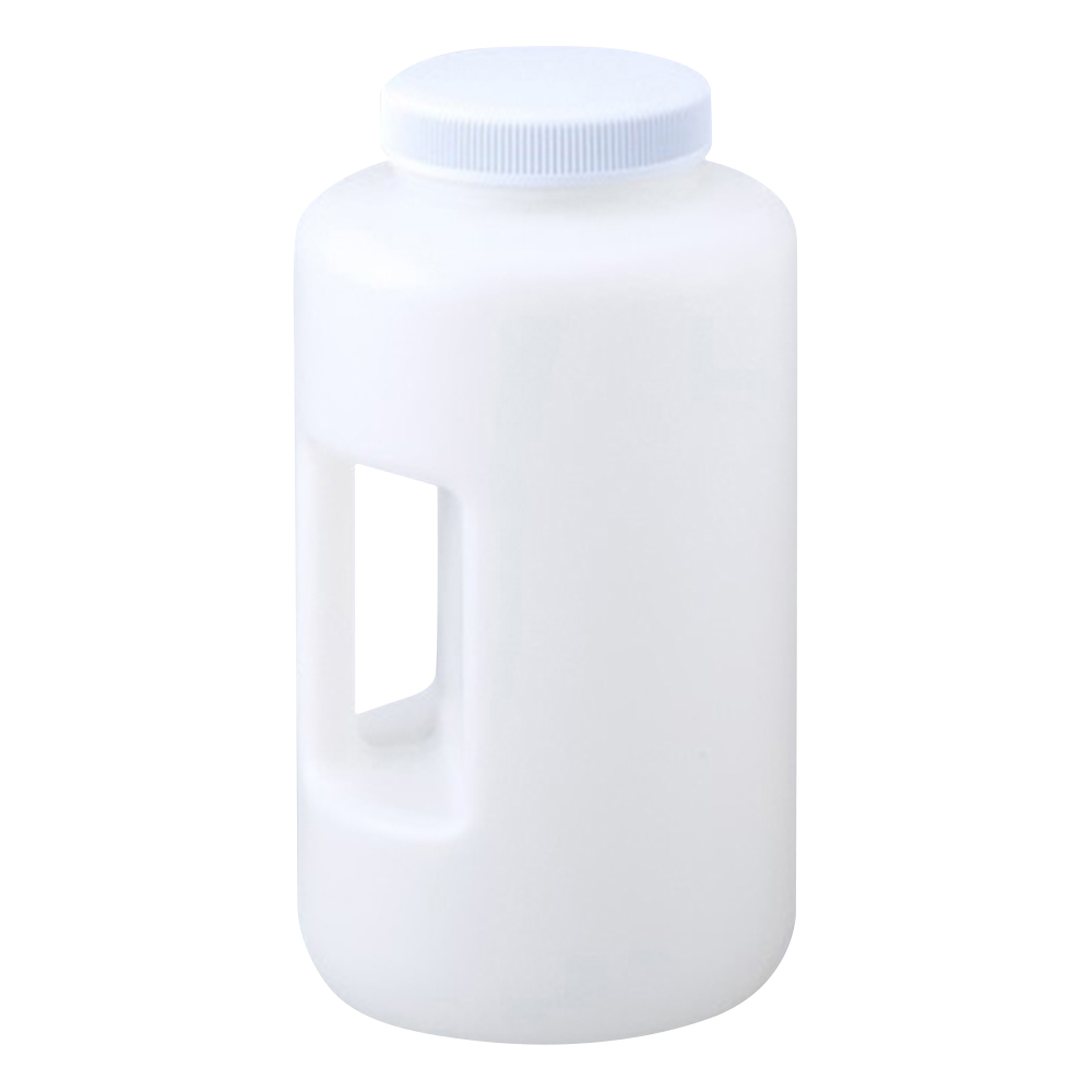 ハンドル付広口瓶 丸型 HDPE製 583357