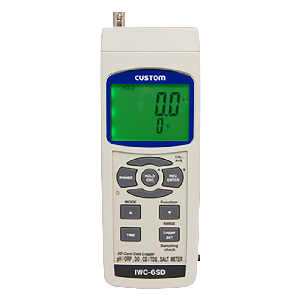 データロガー水質測定器（インテリジェントウォーターチェッカー） IWC-6SD本体 IWC-6SD（本体のみ）