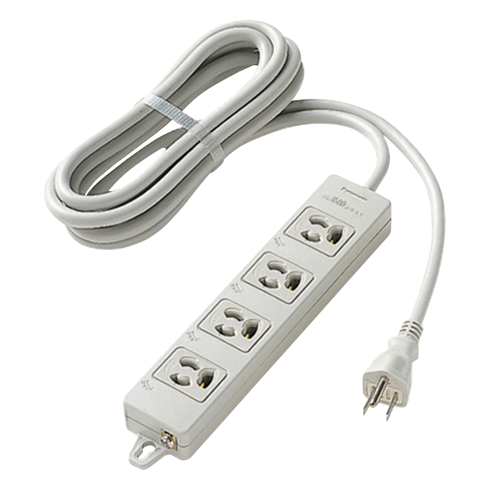 OAタップ（接地15A形） 4個口 3m 抜け止め形 WCH2434HP