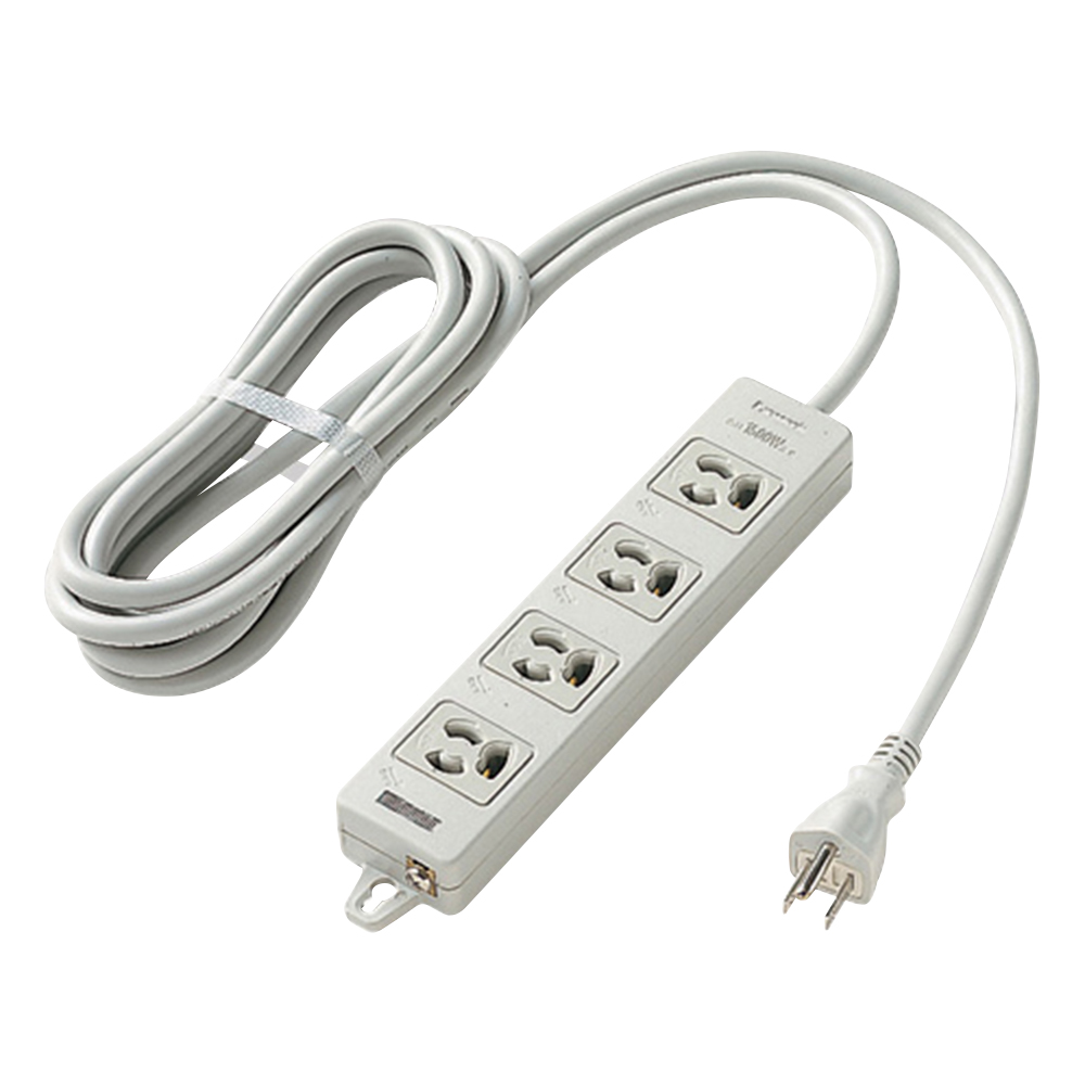 OAタップ（接地15A形） 4個口 3m 電源表示・抜け止め形 WCH24343H