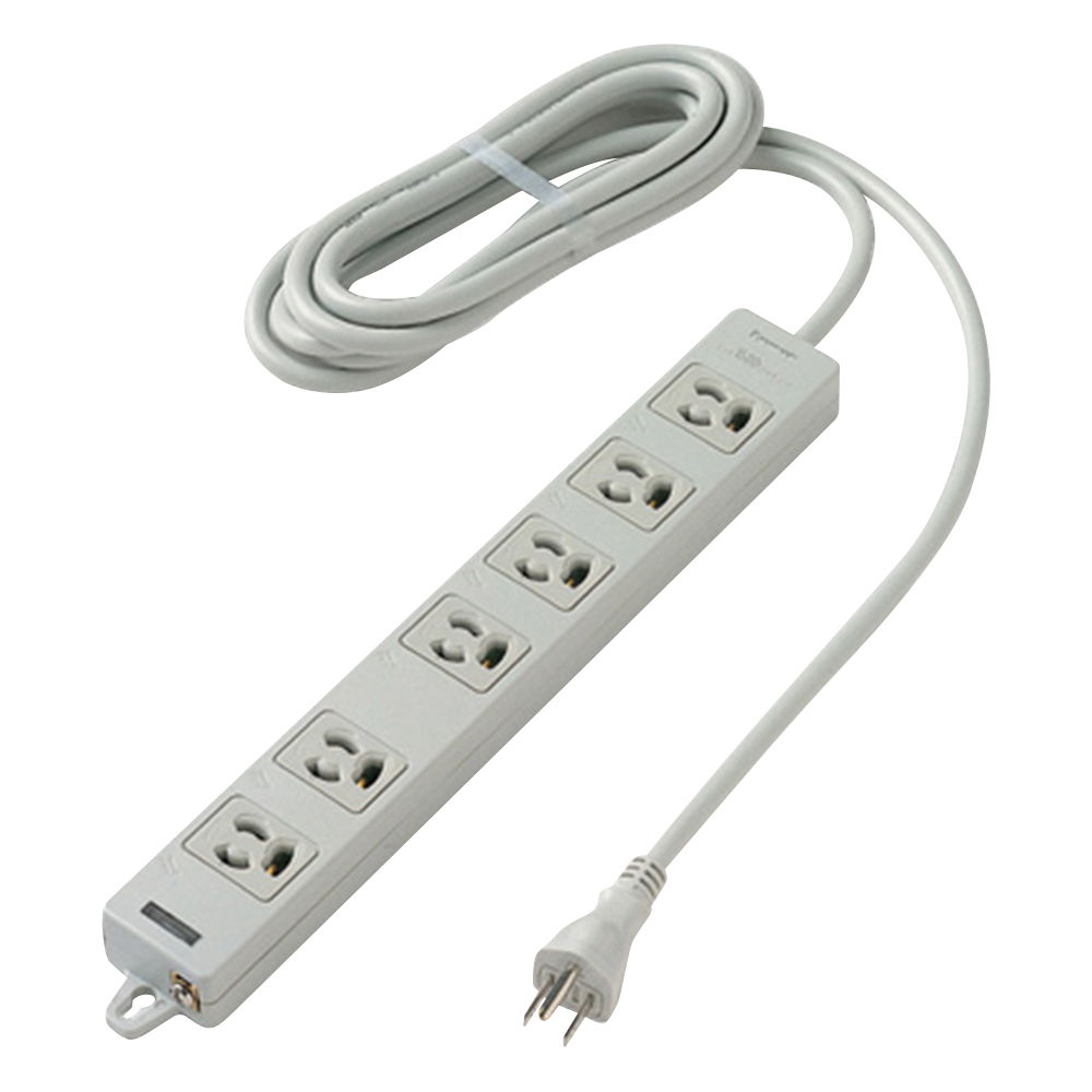 OAタップ（接地15A形） 6個口 3m 電源表示・抜け止め形 WCH24363H