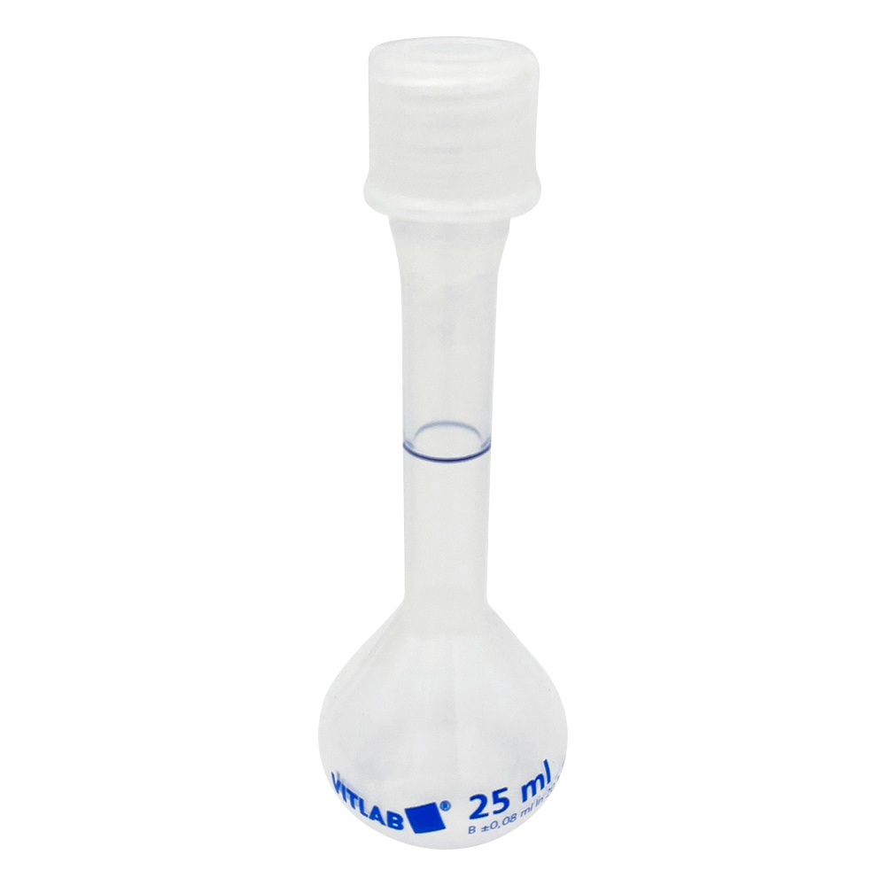 スクリューキャップ付きPPメスフラスコ 25mL 671891