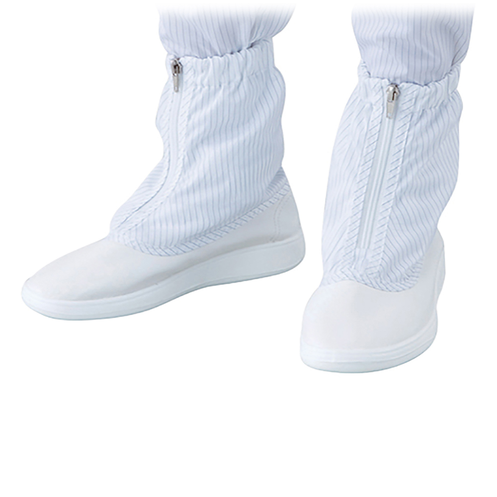 アズピュアクリーンブーツ ファスナー付き・ショートタイプ 22.0cm TCB-SN