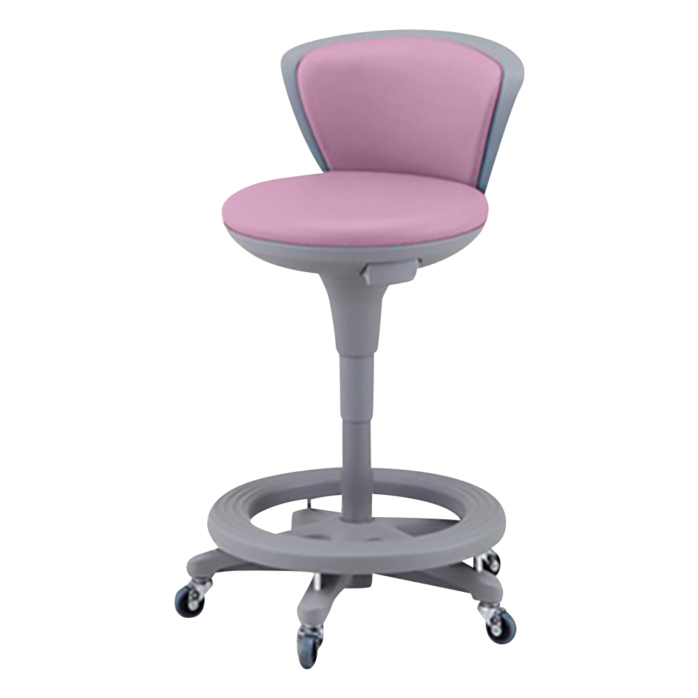 研究者スツール ピンク TSS-16RL-STCC-LWI