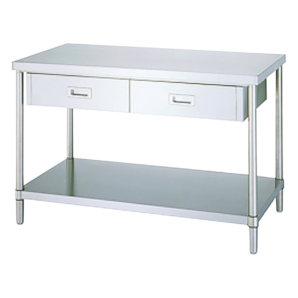 引出付作業台 ベタ棚 WDBN-12060