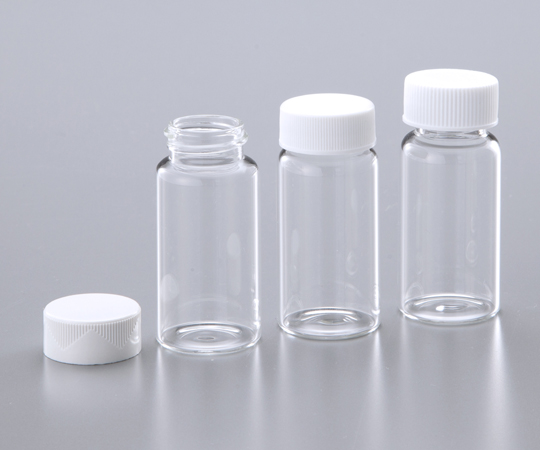 ｶﾞﾗｽｼﾝﾁﾚｰｼｮﾝﾊﾞｲｱﾙ (20mL) ｷｬｯﾌﾟ別包装 PEｷｬｯﾌﾟ／ﾗｲﾅｰ無し 1箱(100個×5箱入) 03-337-14