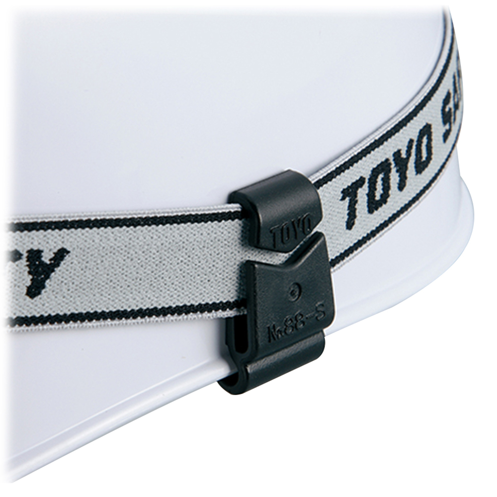 ゴーグルクリップ 溝無しヘルメット用 1組（2個入） 88-S