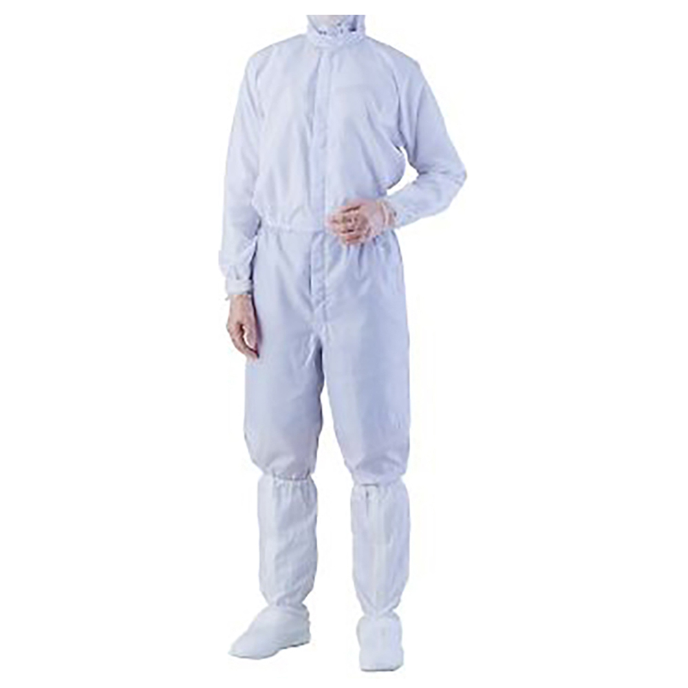 異物混入対策ツナギ服 AS1402（男女兼用・腰裏付） 白 M