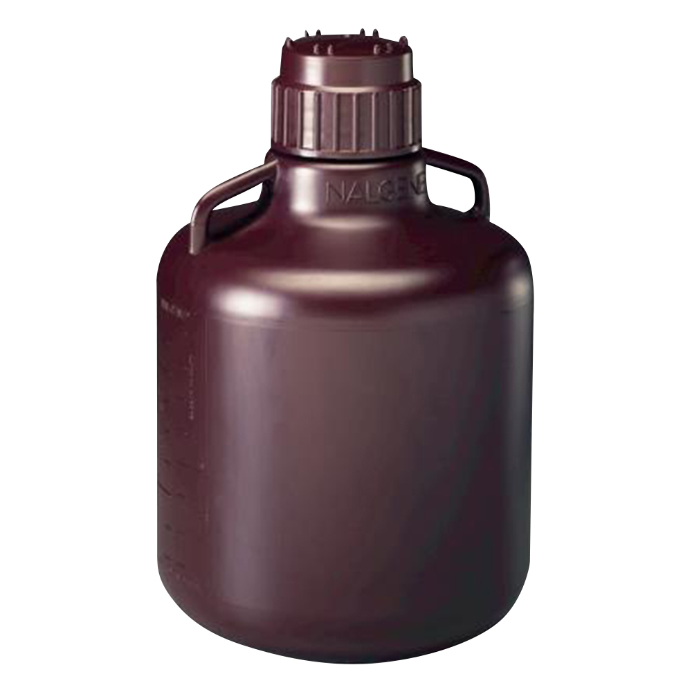 広口試薬ボトル 褐色 10L 1袋（1本入） 2256-7020JP