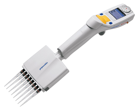 電動ピペット（エクスプローラー・容量可変タイプ） 5.0～100uL 8チャンネル 4861 000.120