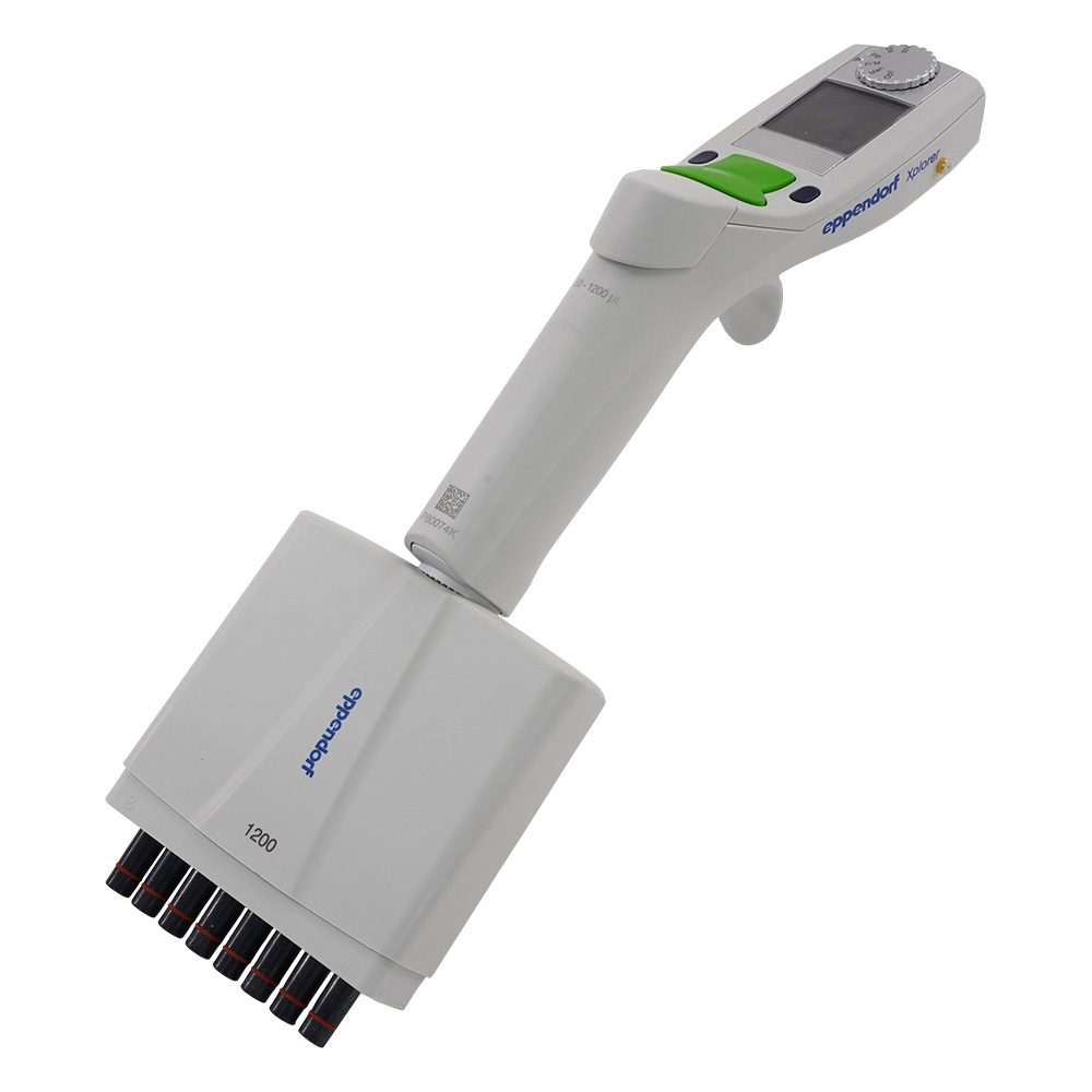 電動ピペット（エクスプローラー・容量可変タイプ） 50.0～1200uL 8チャンネル 4861 000.163