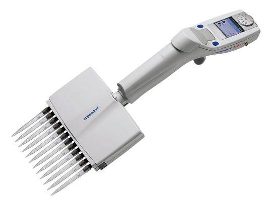 電動ピペット（エクスプローラー・容量可変タイプ） 0.50～10uL 12チャンネル 4861 000.112