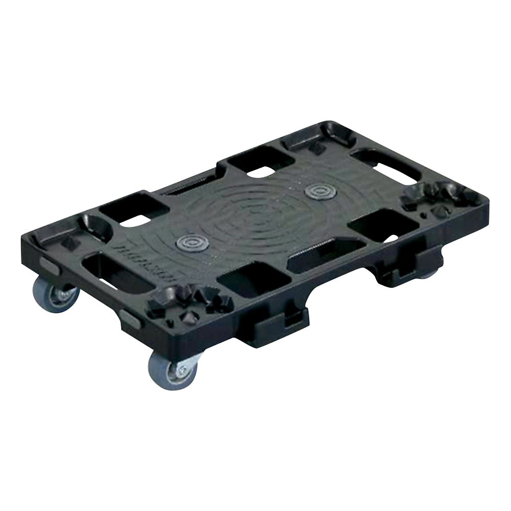 樹脂連結平台車 ブラック PD-403-2SE