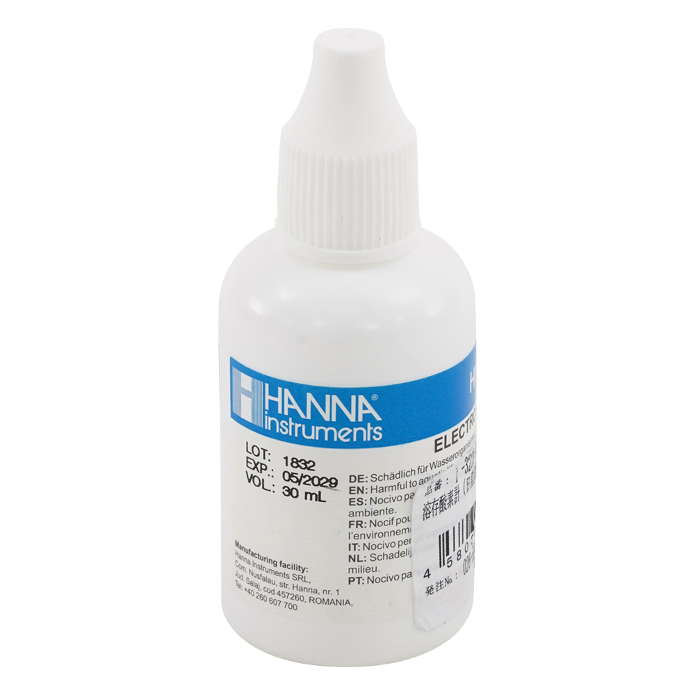 溶存酸素計（日常防水型）用交換電極内部液 HI7041S