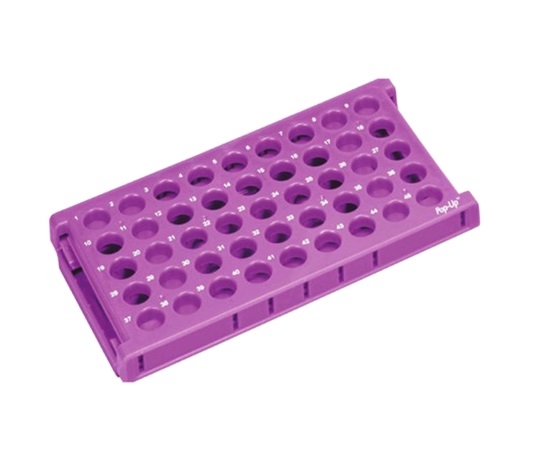 遠沈管用折り畳みラック　紫　２個　ＨＳ２４３１８