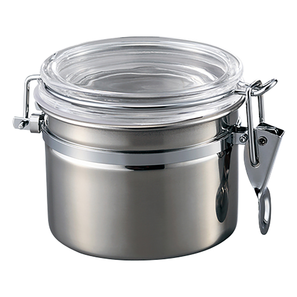 保存瓶 透明フタ付き φ102×88mm 500mL CASS-12S