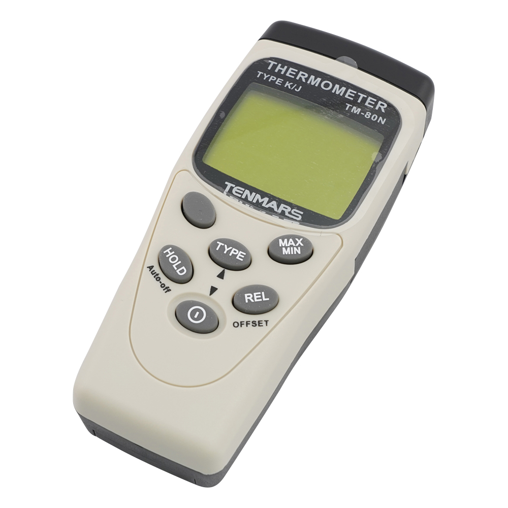 デジタル温度計 1ch JCSS校正証明書付 TM-80N