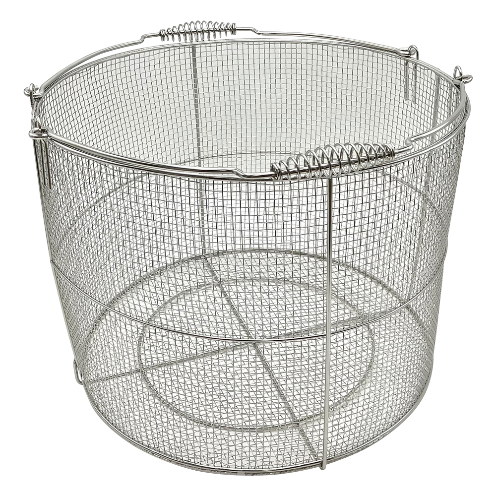 ステンレス洗浄カゴ 丸型 特大φ400