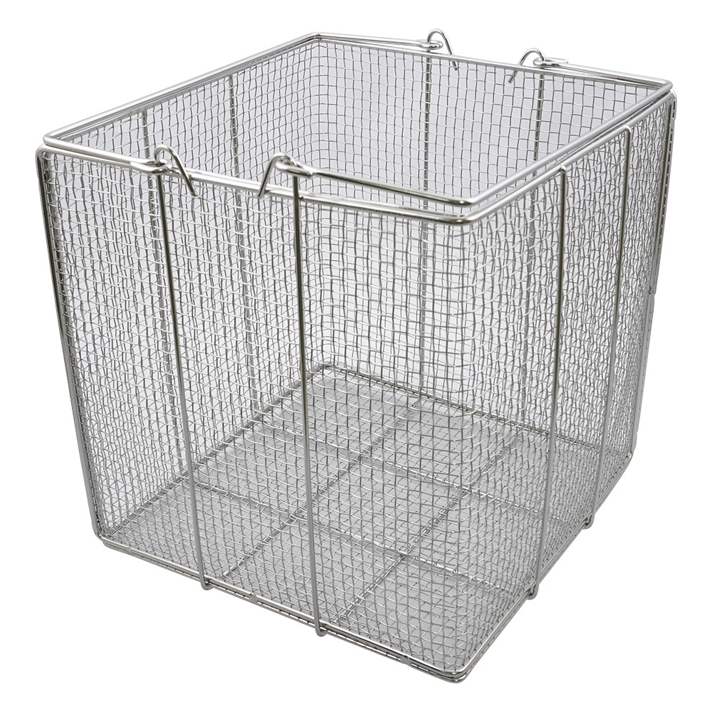 ステンレス洗浄カゴ 角型 特中250