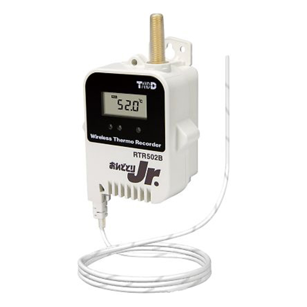 ﾜｲﾔﾚｽﾃﾞｰﾀﾛｶﾞｰ 温度1ch(外付け) おんどとりRTR500Bｼﾘｰｽﾞ 子機 校正証明書付 ｹｰｽ付 RTR502BL