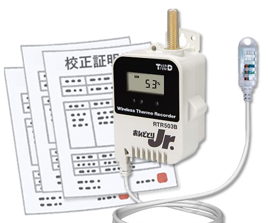 ﾜｲﾔﾚｽﾃﾞｰﾀﾛｶﾞｰ 温度･湿度各1ch(外付け) おんどとりRTR500Bｼﾘｰｽﾞ 子機 校正証明書付 RTR503BL