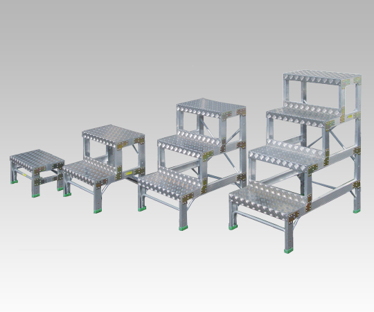 作業用踏台（アルミ製・縞板タイプ） 1段 G-031