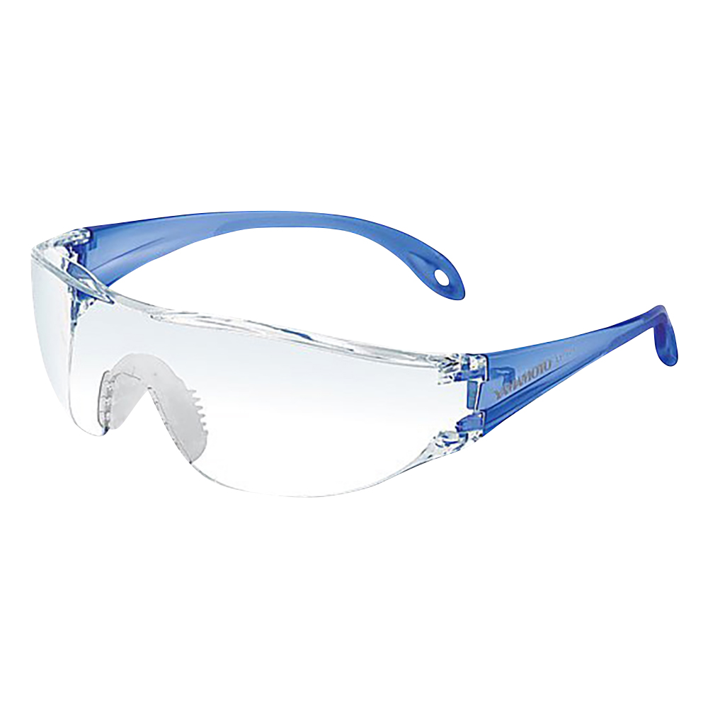 JIS軽量保護メガネ ストラップ無 LF-301ブルー