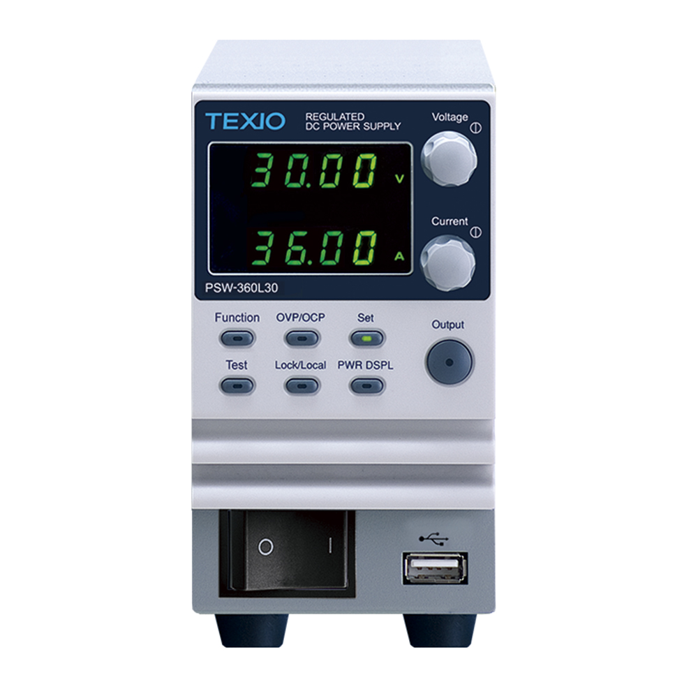 直流安定化電源（ワイドレンジ）71×351×124mm 360W PSW-360H800A