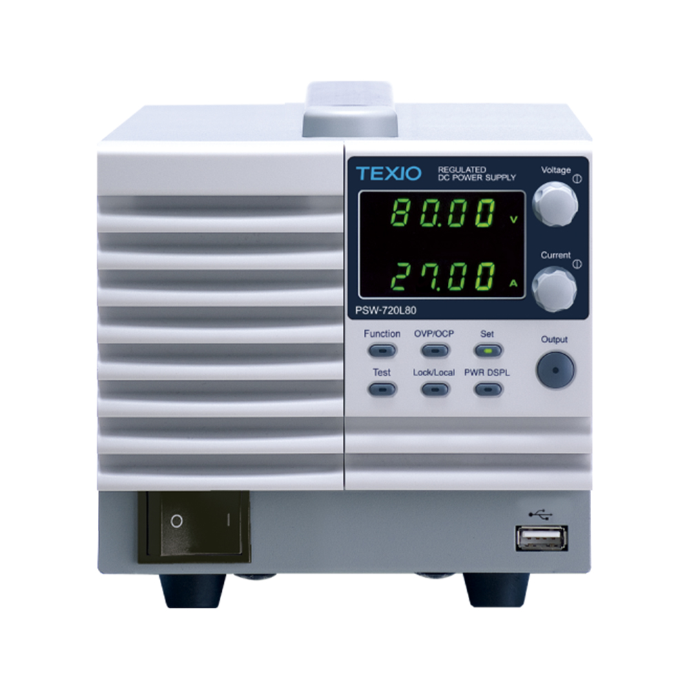 直流安定化電源（ワイドレンジ）142×354×124mm 720W PSW-720H800A