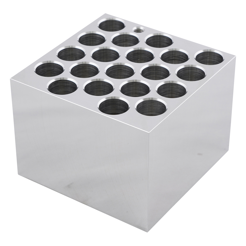 ドライブロックバス用アルミブロック 試験管18mm 20本用 AB-185