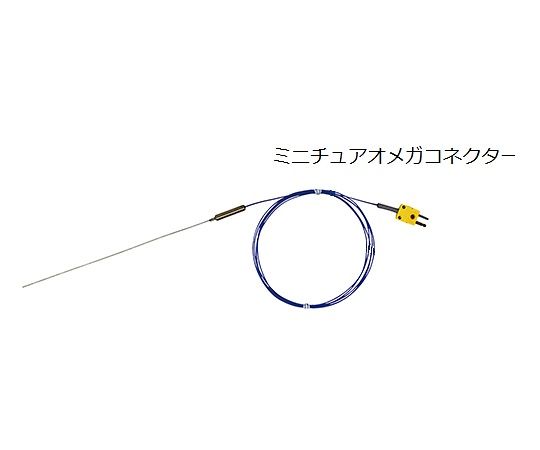 極細温度センサー（K熱電対） φ0.15mm 100mm オメガコネクタ