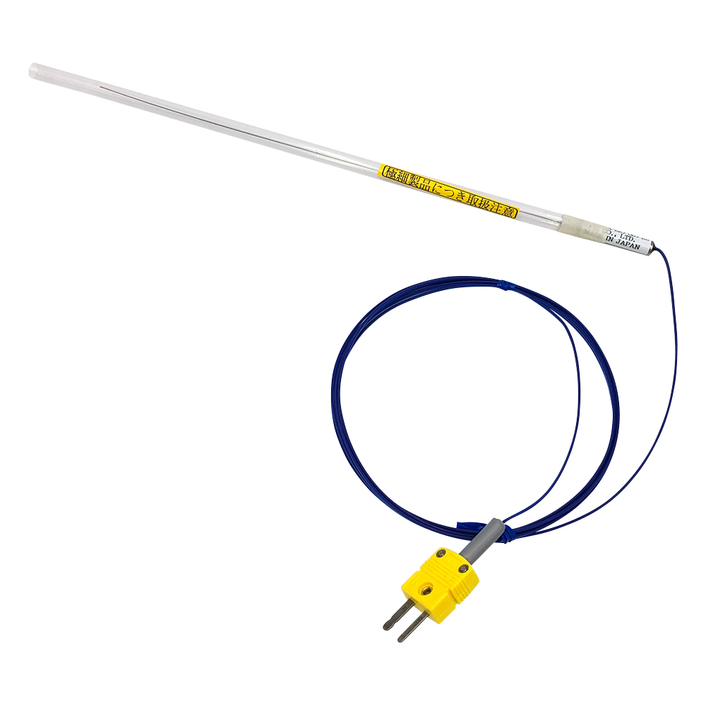 極細温度センサー（K熱電対） φ0.50mm 200mm オメガコネクタ