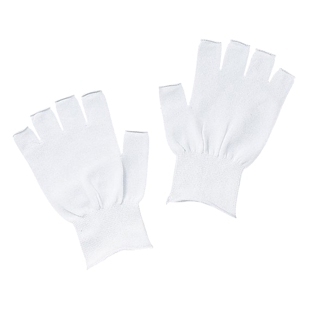 アズピュアインナー手袋 指先無し フリー ミドルカット 10双