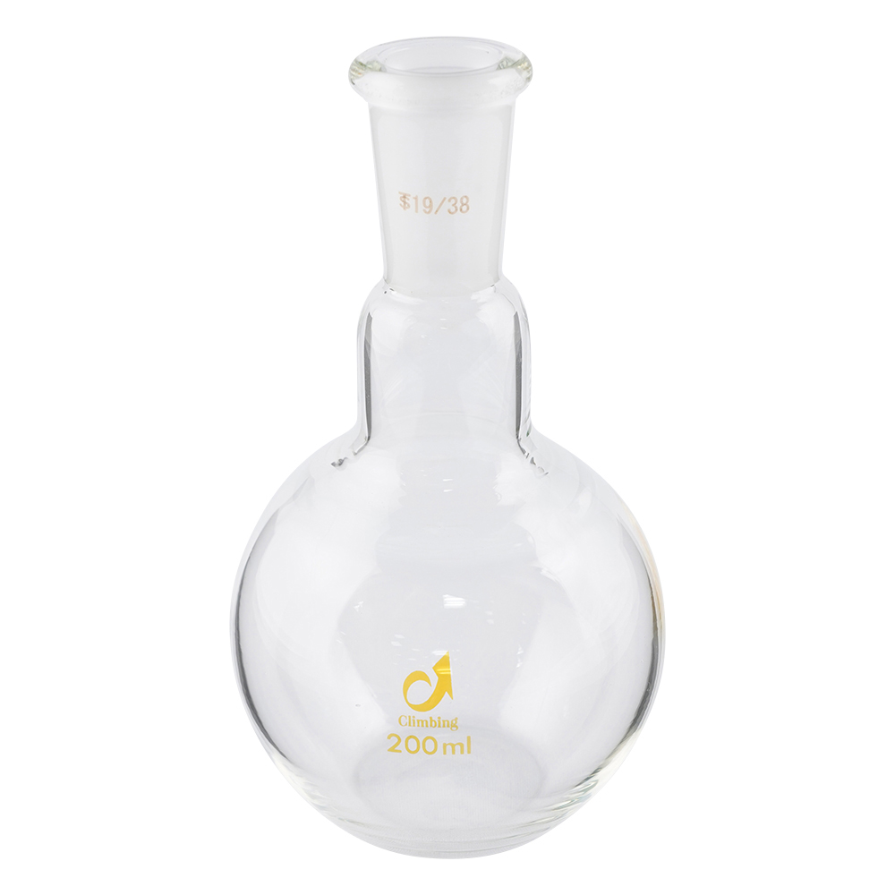 共通摺合短首平底フラスコ 200mL TS19/38 CL0074-10-10