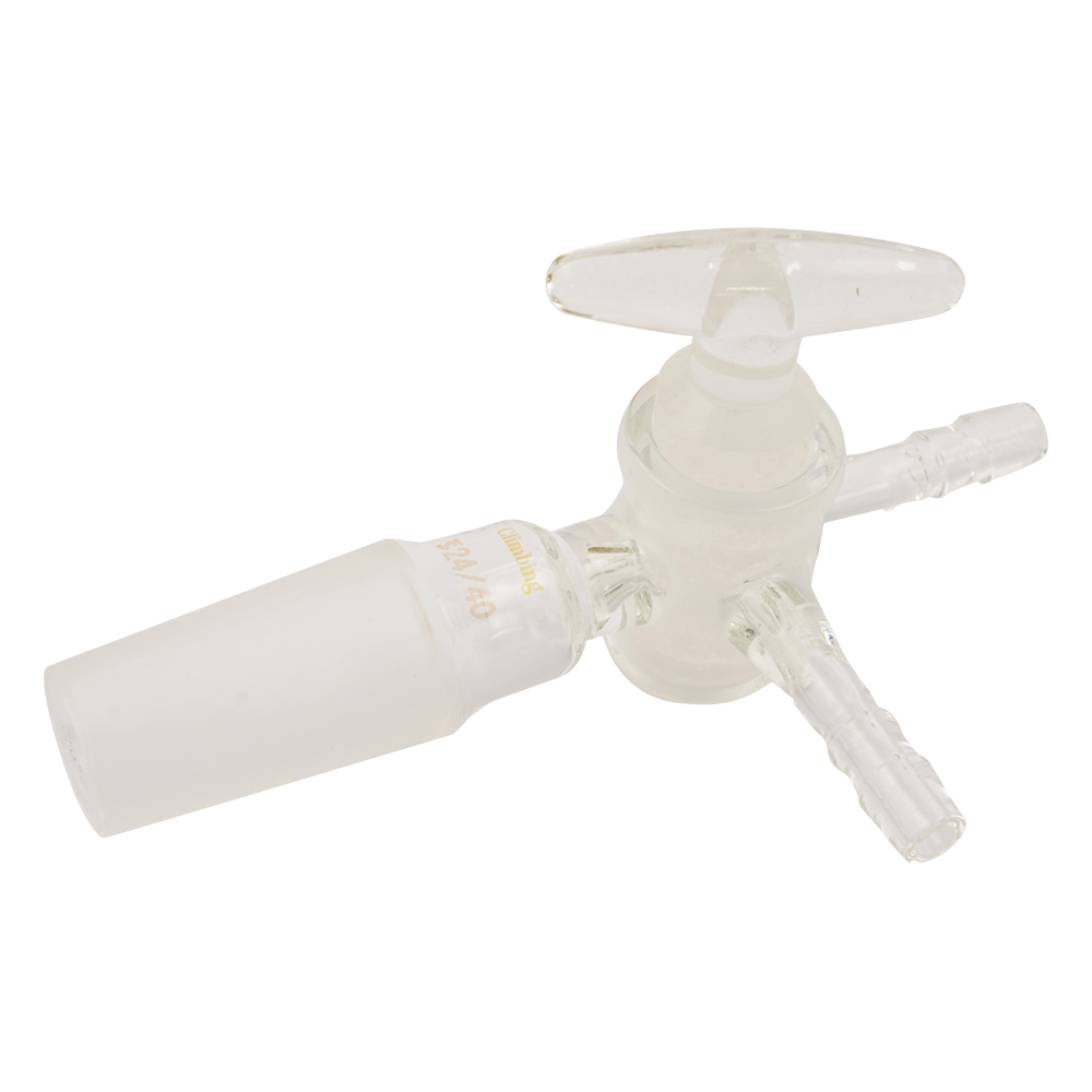 共通摺合付三方コックI型 ガラスコック TS24/40 CL0414-04-10