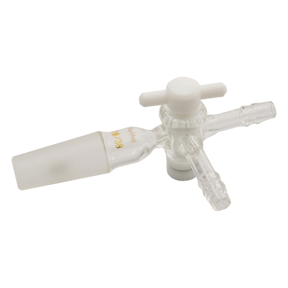 共通摺合付三方コックI型 テフロンコック TS19/38 CL0414-07-10