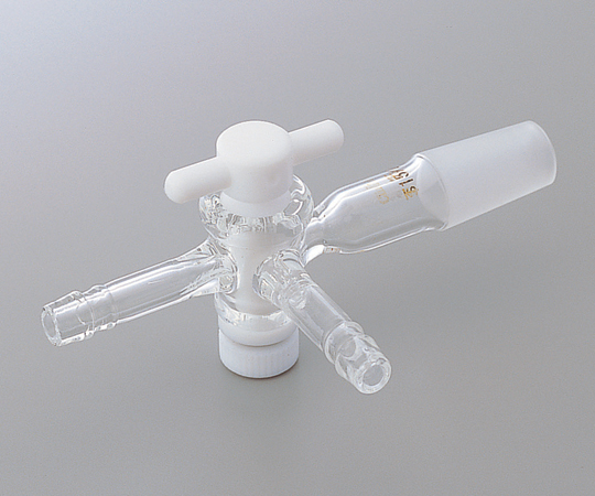 共通摺合付三方コックII型 テフロンコック TS24/40 CL0414-08-20