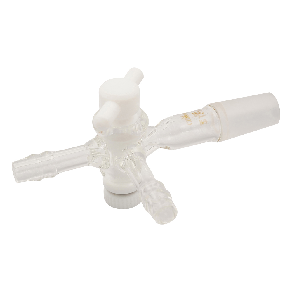 共通摺合付三方コックII型 テフロンコック TS15/25 CL0414-05-20