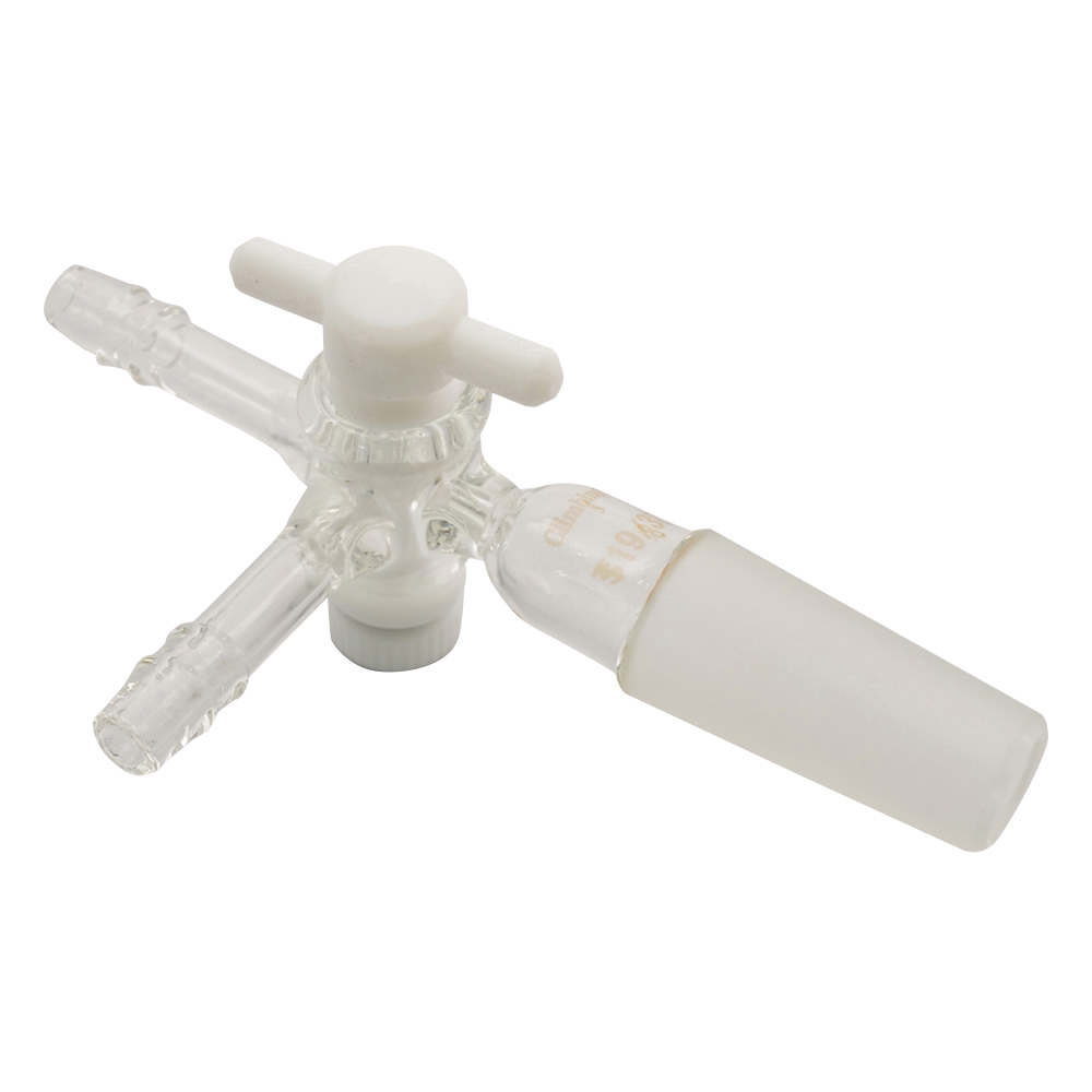 共通摺合付三方コックII型 テフロンコック TS19/38 CL0414-07-20