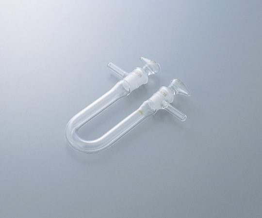 共通摺合カルシューム管（活栓付U字型） 155mm CL0684-02-10