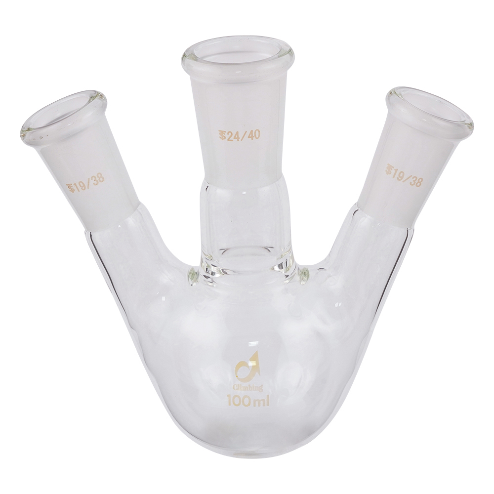共通摺合三つ口フラスコ 100mL CL0080-01-30