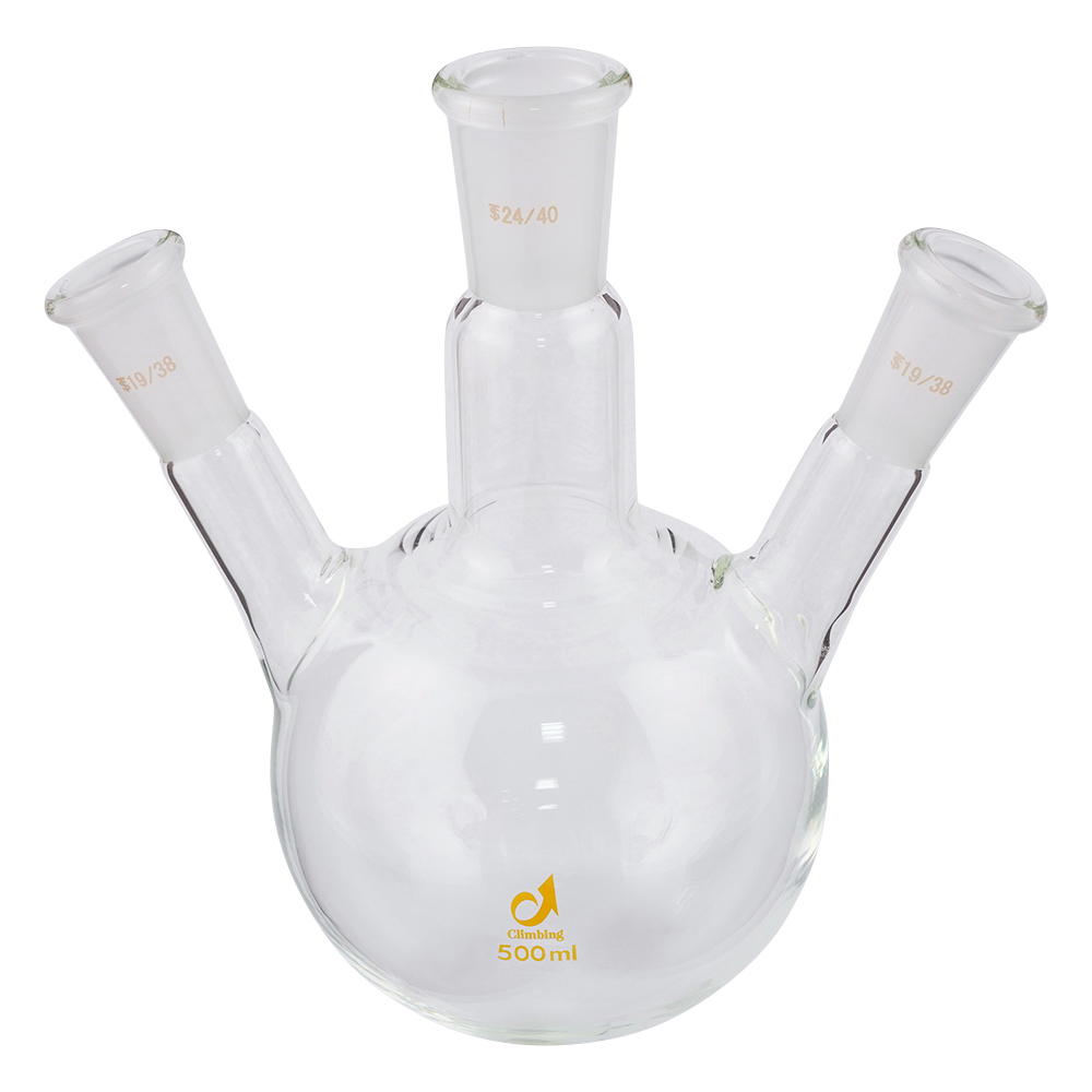 共通摺合三つ口フラスコ 500mL CL0080-07-30