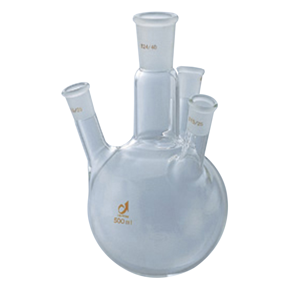 共通摺合四つ口フラスコ 500mL CL0082-07-10